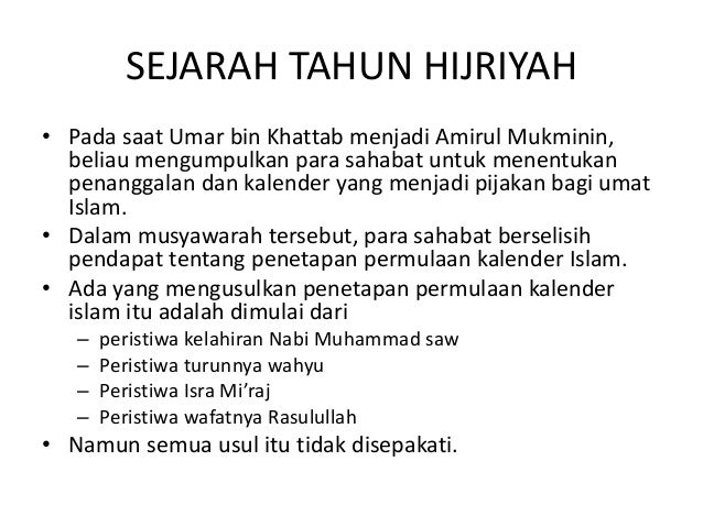 Memperingati Peristiwa Hijrah Nabi Muhammad saw