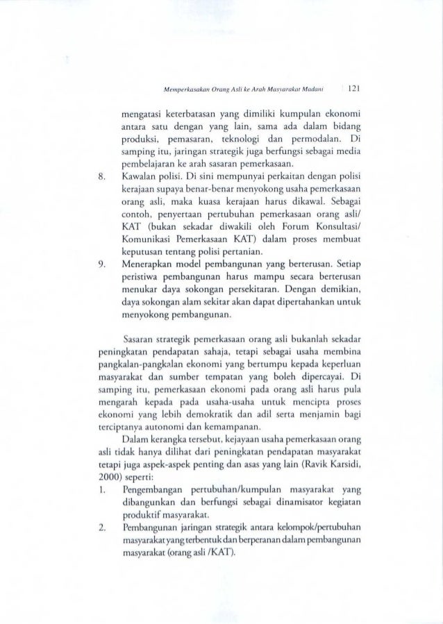 Memperkasakan Orang Asli