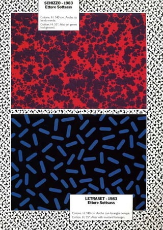 Graphisme & design Memphis - années 80