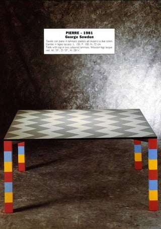 Graphisme & design Memphis - années 80