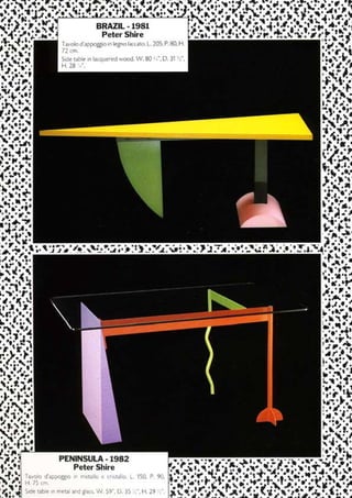 Graphisme & design Memphis - années 80