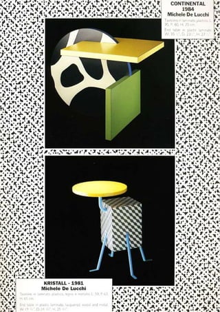 Graphisme & design Memphis - années 80