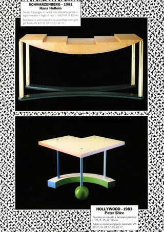 Graphisme & design Memphis - années 80