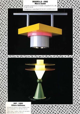 Graphisme & design Memphis - années 80