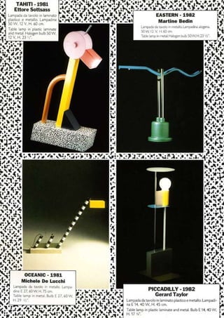 Graphisme & design Memphis - années 80