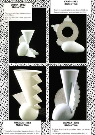 Graphisme & design Memphis - années 80