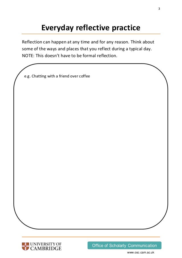 Reflective Practice Handout