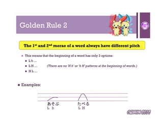 Intro to Japanese PA 3 - PA Golden Rules | PDF