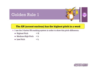 Intro to Japanese PA 3 - PA Golden Rules | PDF