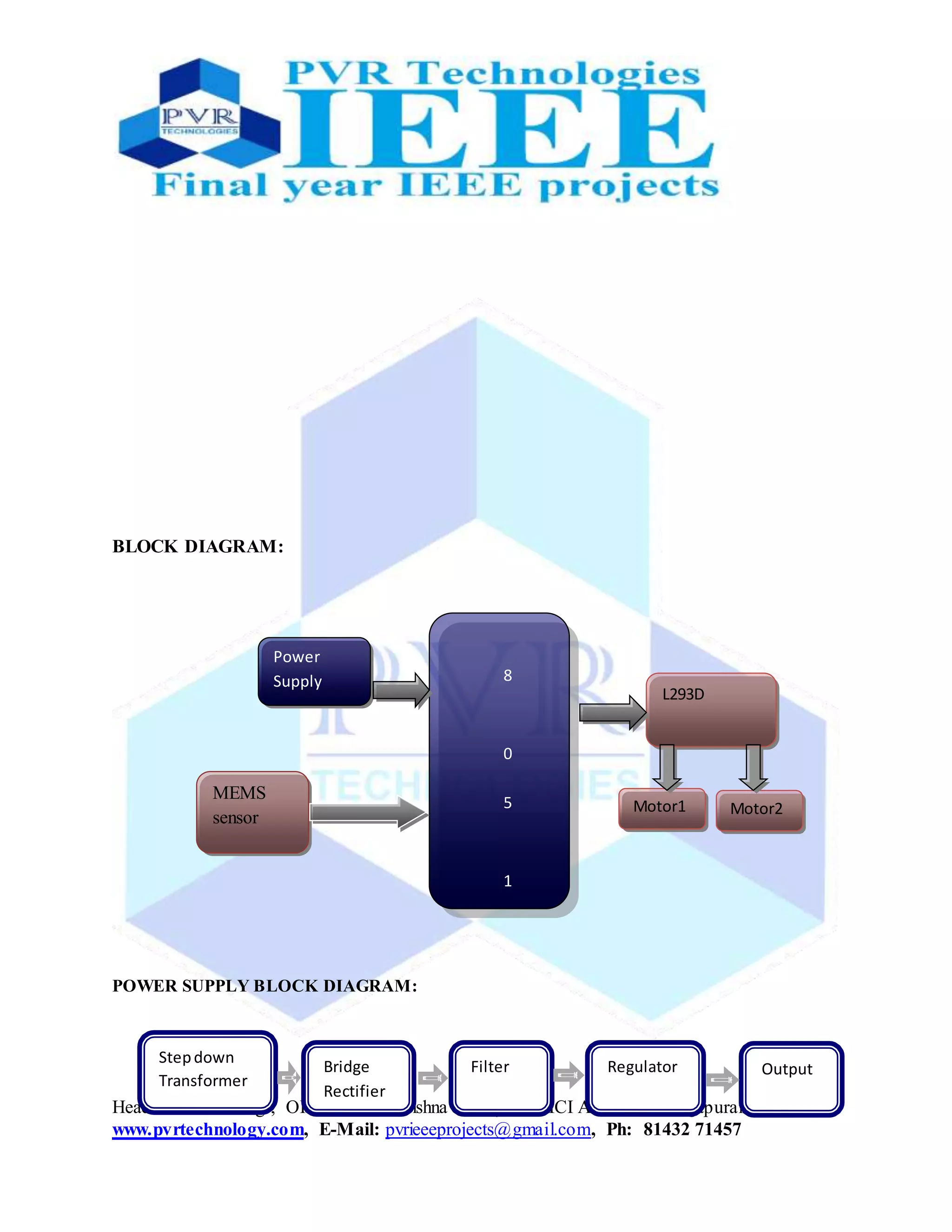 Mems based robo control | PDF