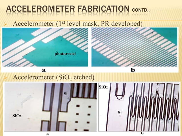 Mems accelerometer designing and fabrication