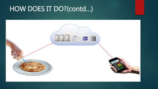 HOW DOES IT DO?(contd…)
 