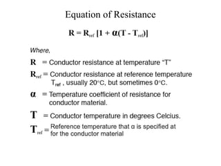 Equation of Resistance
 