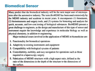 Comprehensive Overview of MEMS Sensors and Micro Actuators Technologies ...