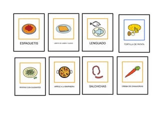 Menú (con pictogramas)