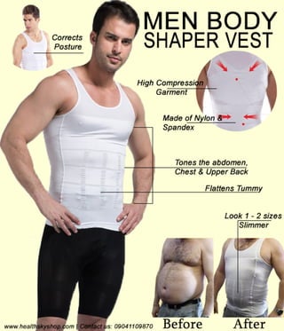 Men body-shaper-vest