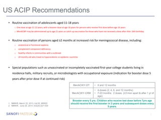Preventing Invasive meningococcal disease in