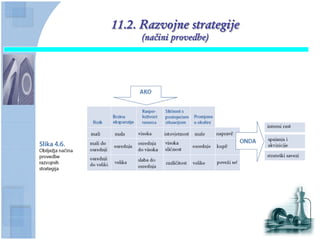 11.2. Razvojne strategije
      (načini provedbe)
 