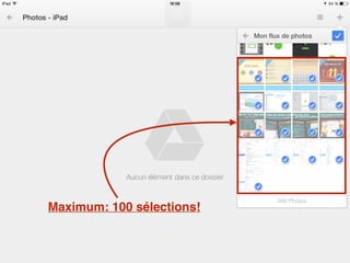 Maximum: 100 sélections!