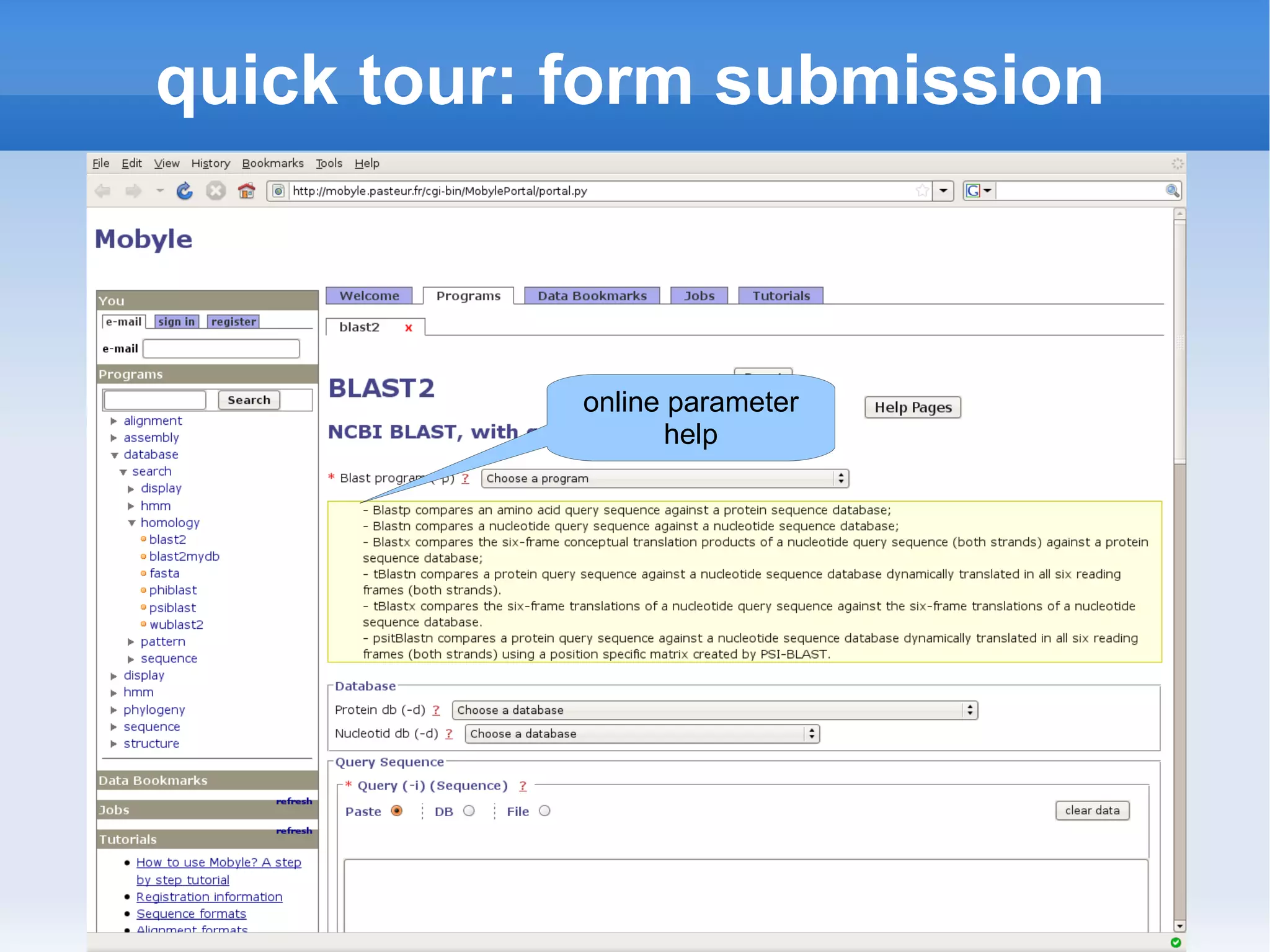 Menager Mobyle Bosc2008