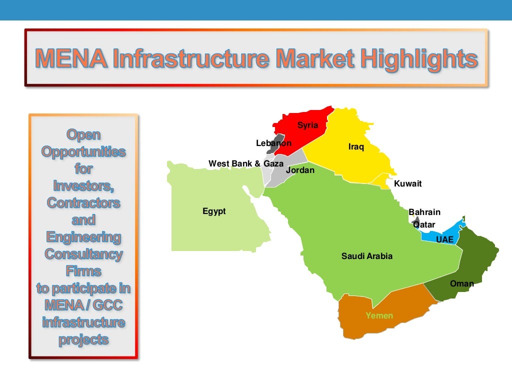 Mena Infrastructure Growing Sectors 2013