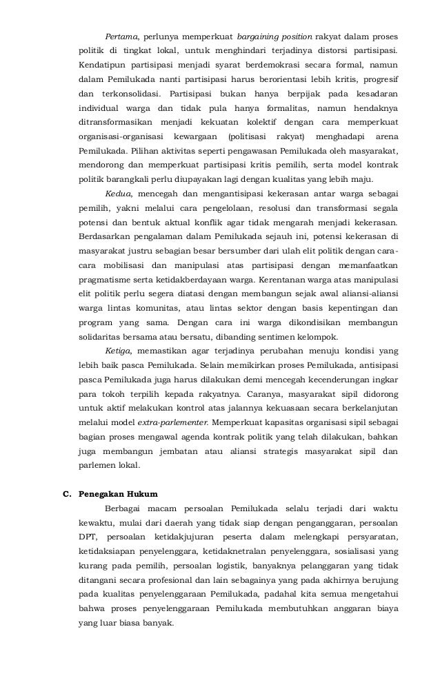 Menakar Pemilukada (tidak) Langsung