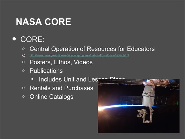 EDIM510 NASA Science Resources | PPT
