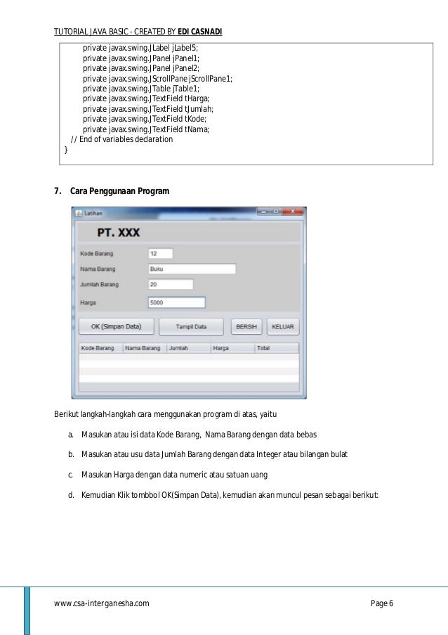 Tampil Data Di Tabel Dg Java Netbeans