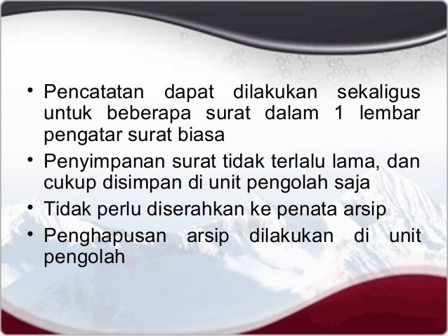 Contoh Lembar Disposisi Surat Masuk - Surat 27