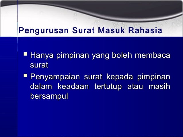 Menangani surat-masuk-surat-keluar menggunakan kartu endali