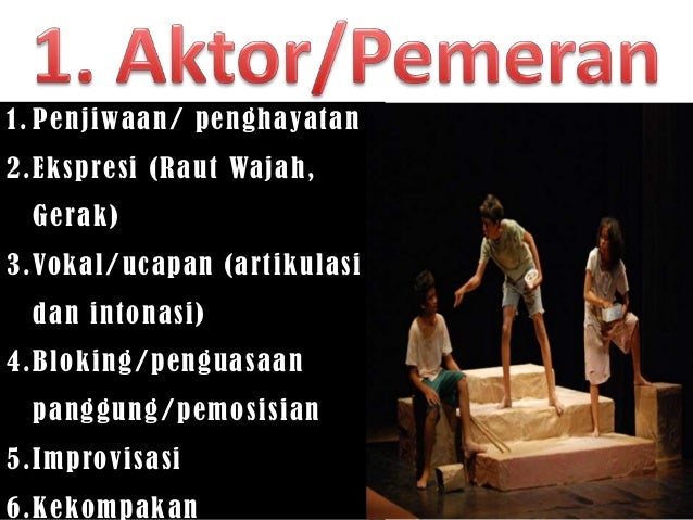 Menanggapi Unsur Pementasan Drama