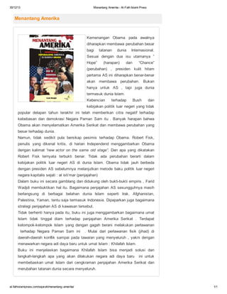 Menantang amerika | PDF