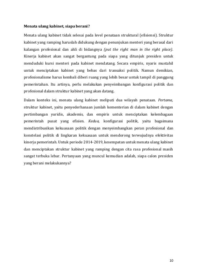 Menata ulang kabinet 2014 2019 ichwan 2014 Menata ulang kabinet 2014 2019 ichwan 2014