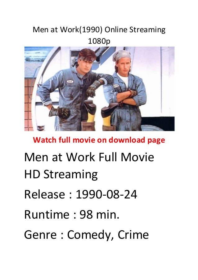 Men At Work 1990 Online Streaming 1080p English Comedy Action Movies