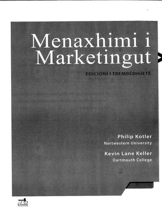 Menaxhimi i Marketingut - Philip Kotler