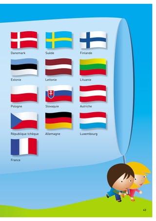 Danemark Suède Finlande
Pologne Slovaquie Autriche
République tchèque Allemagne Luxembourg
France
Estonie Lettonie Lituanie
43
 