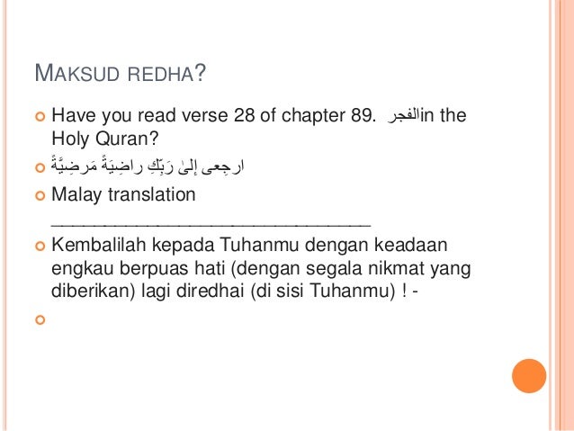 Mencari Redho Al Lah Dlm Mniti Usia Matang