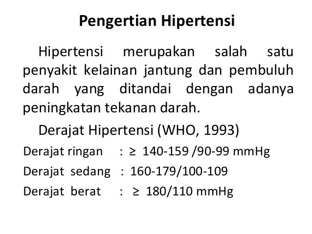 Mencegah dan menanggulangi tekanan darah tinggi