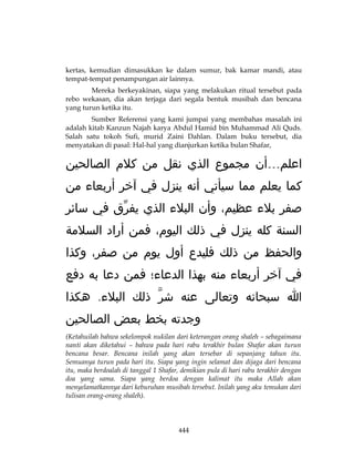 Mencermati budaya rabu wekasan | RTF