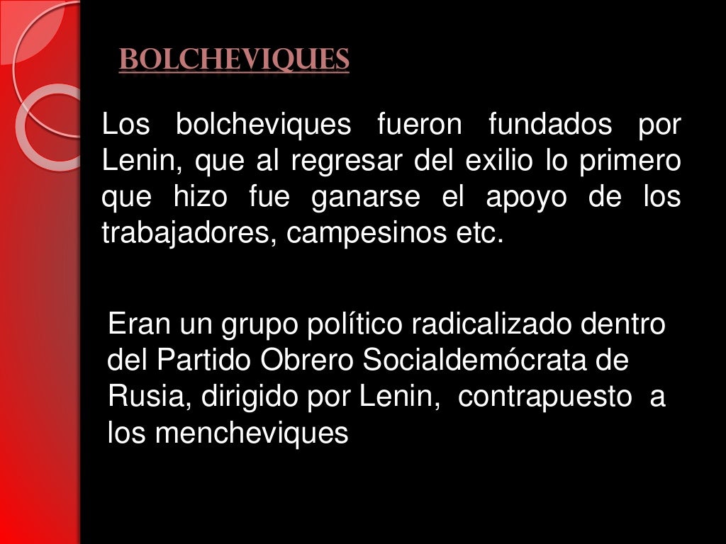 Mencheviques y Bolcheviques