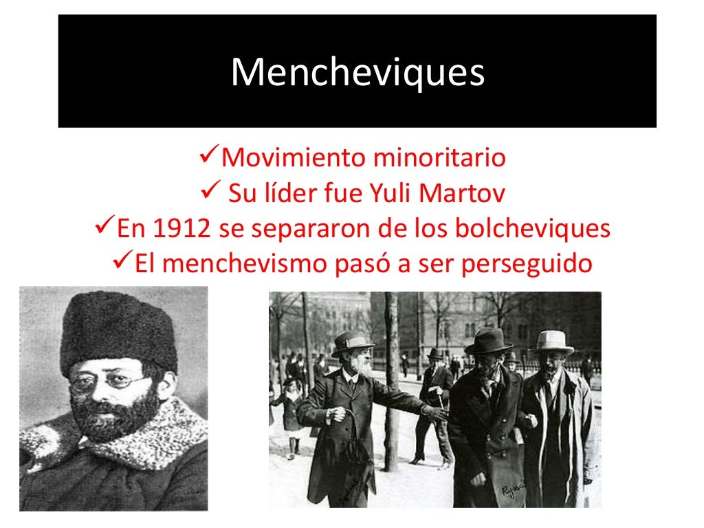 Mencheviques y bolcheviques