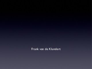 Frank van de Klundert

 