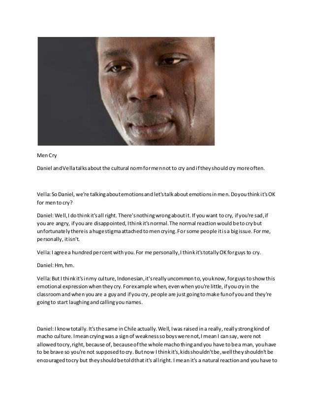 Men crying image