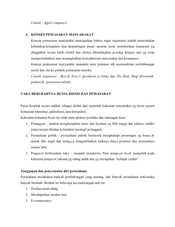 Mendefinisikan Pemasar Untuk Abad Ke