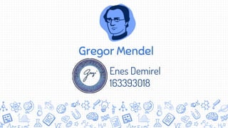 Gregor Mendel
Enes Demirel
163393018
 