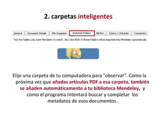 Importar de EndNote
La importación de
EndNote la hace en
XML.
Si bien podríamos
importar también en
formato RIS
 