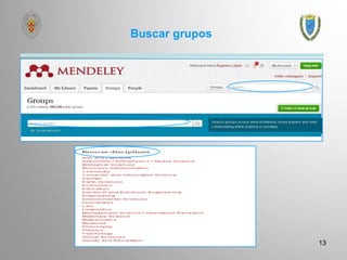 Buscar grupos
13
 