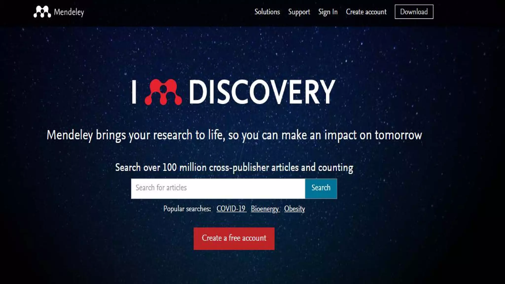 Mendeley Documentation and Citation Program