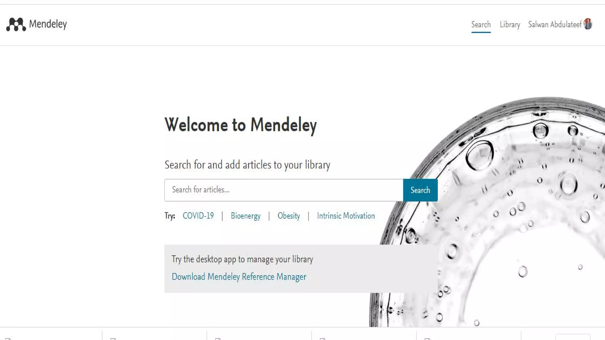 Mendeley Documentation and Citation Program