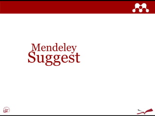 Mendeley
Suggest
 